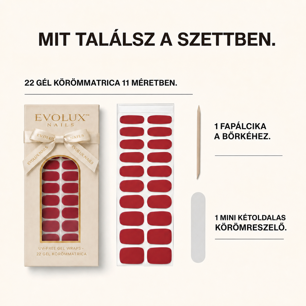 Evolux™ Gél Körömmatrica
